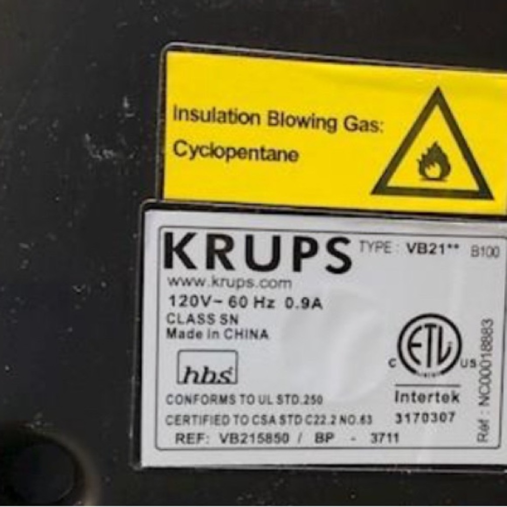Krups BeerTender Model# VB21 Home Mini Keg Beer Cooler & Dispenser - Picture 6 of 7
